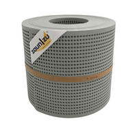 SICHTSCHUTZSTREIFEN Rille Gelocht 30 Prozent PP Streifen Steingrau 26m - Graubraun, Kunststoff (2600/19cm) - ZAUN|ZU