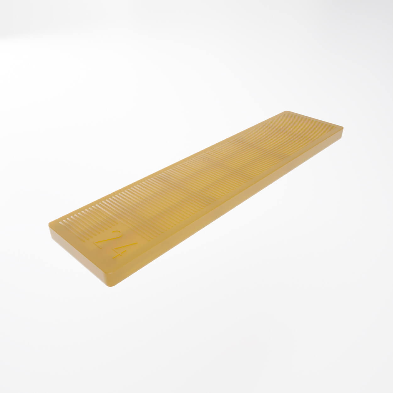 ABSTANDSHALTER Kunststoff 100 x 24 x 4 mm 500 Stück - Gelb, Kunststoff - BAUHELD