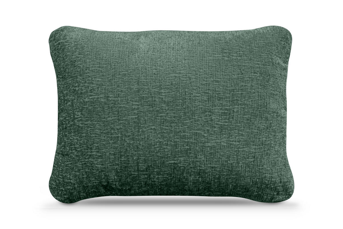 DREHSESSEL RAGGI 360° Drehfunktion mit inklusive dekorativem Kissen, Grün - Grün, Textil (92/75/94cm) - KONSIMO®