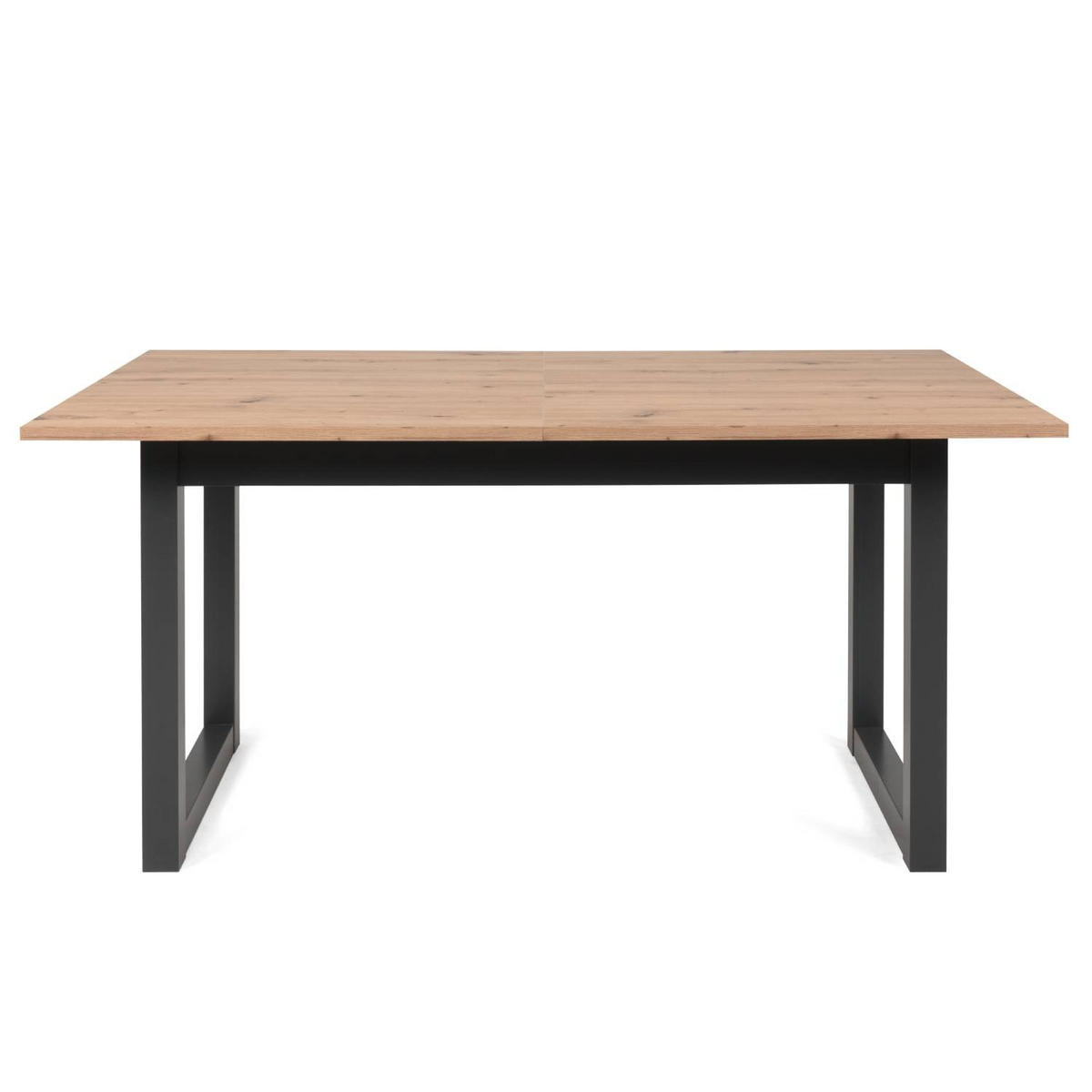 ESSTISCH in Holzwerkstoff 160-200/90/75 cm ausiehbar - Schwarz/Braun, Holz (90/160/75cm) - Homestyle4u