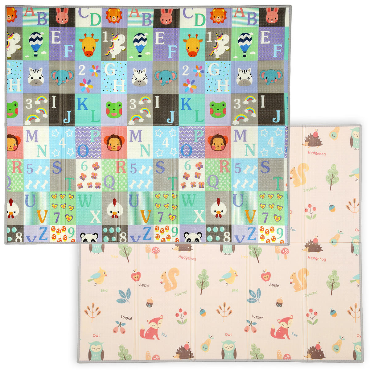 SPIELMATTE DE-18923 faltbar, 180x150 cm Multicolor - Multicolor, Kunststoff (150/180cm) - ComfortXL