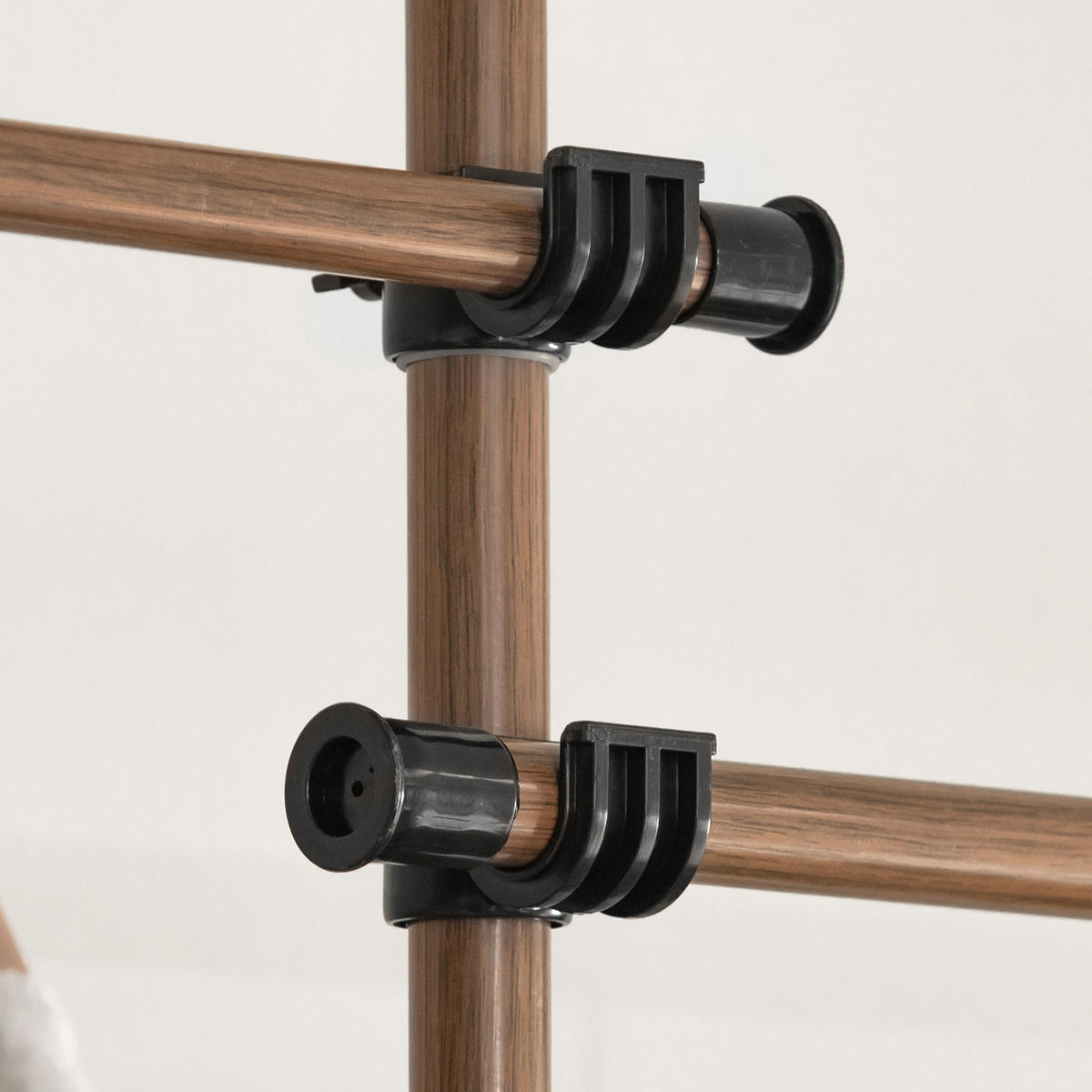 TELESKOP GARDEROBEN SYSTEM Natur - Naturfarben, Kunststoff (311/285/3cm) - SoBuy