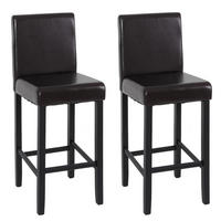 BARHOCKER Braun 2er-Set - Braun, Holz (41/112/37cm) - MCW