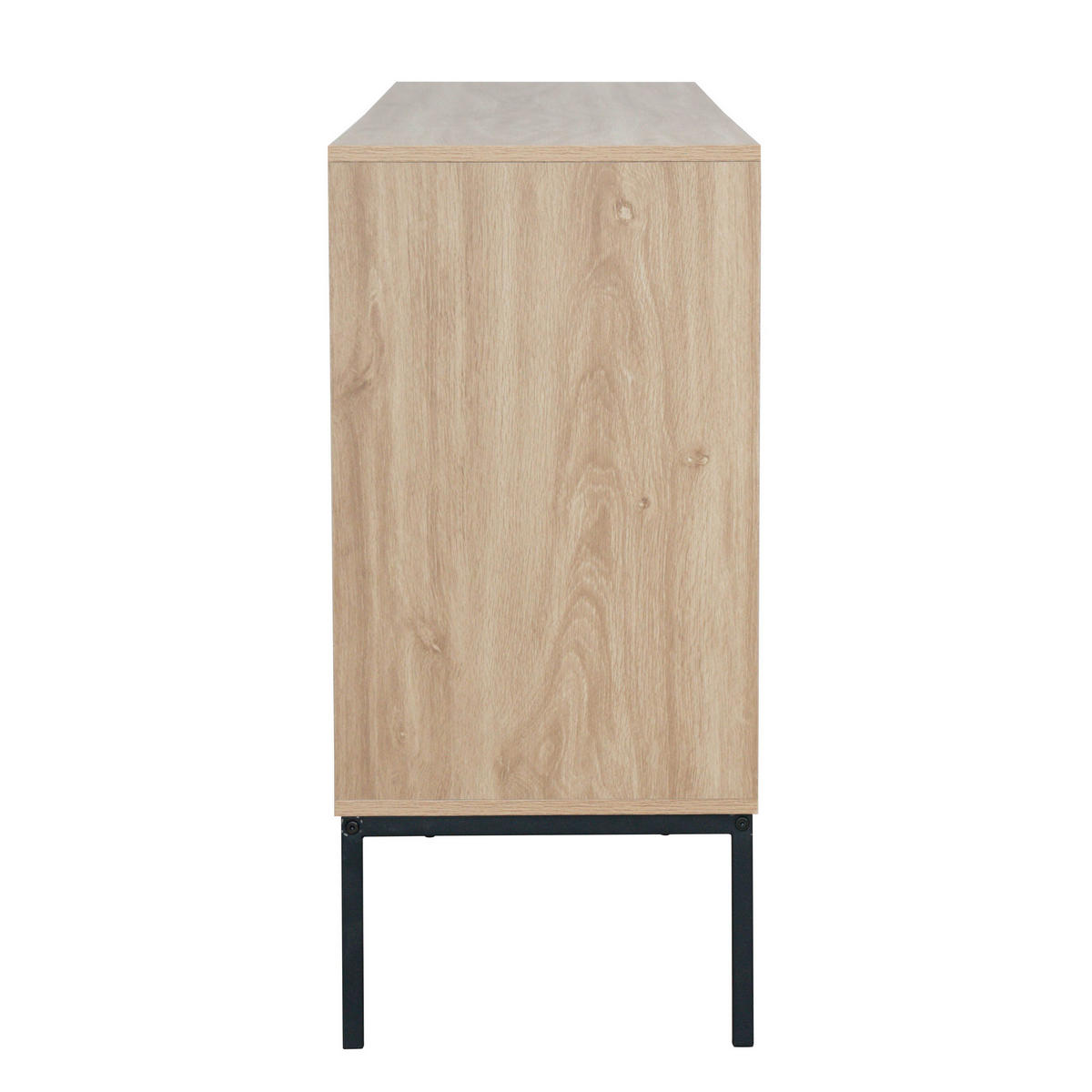 SIDEBOARD, helles Holzeffekt - Beige, Holz (40/85/147cm) - Oviala