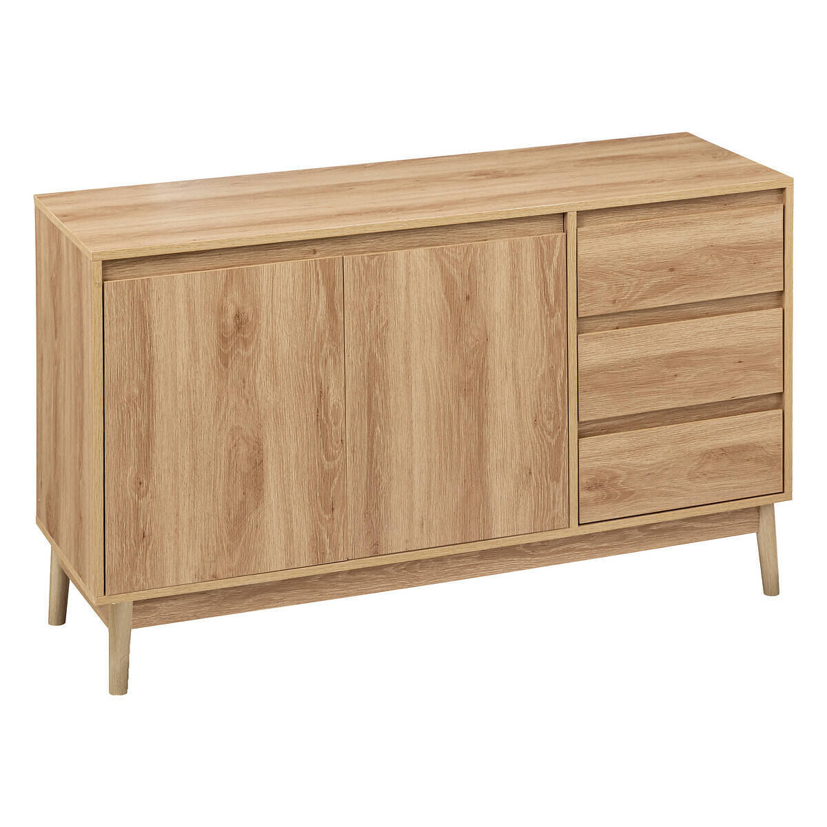 SIDEBOARD Abana 120/39/76 cm - Beige, Holzwerkstoff (39/76/120cm)