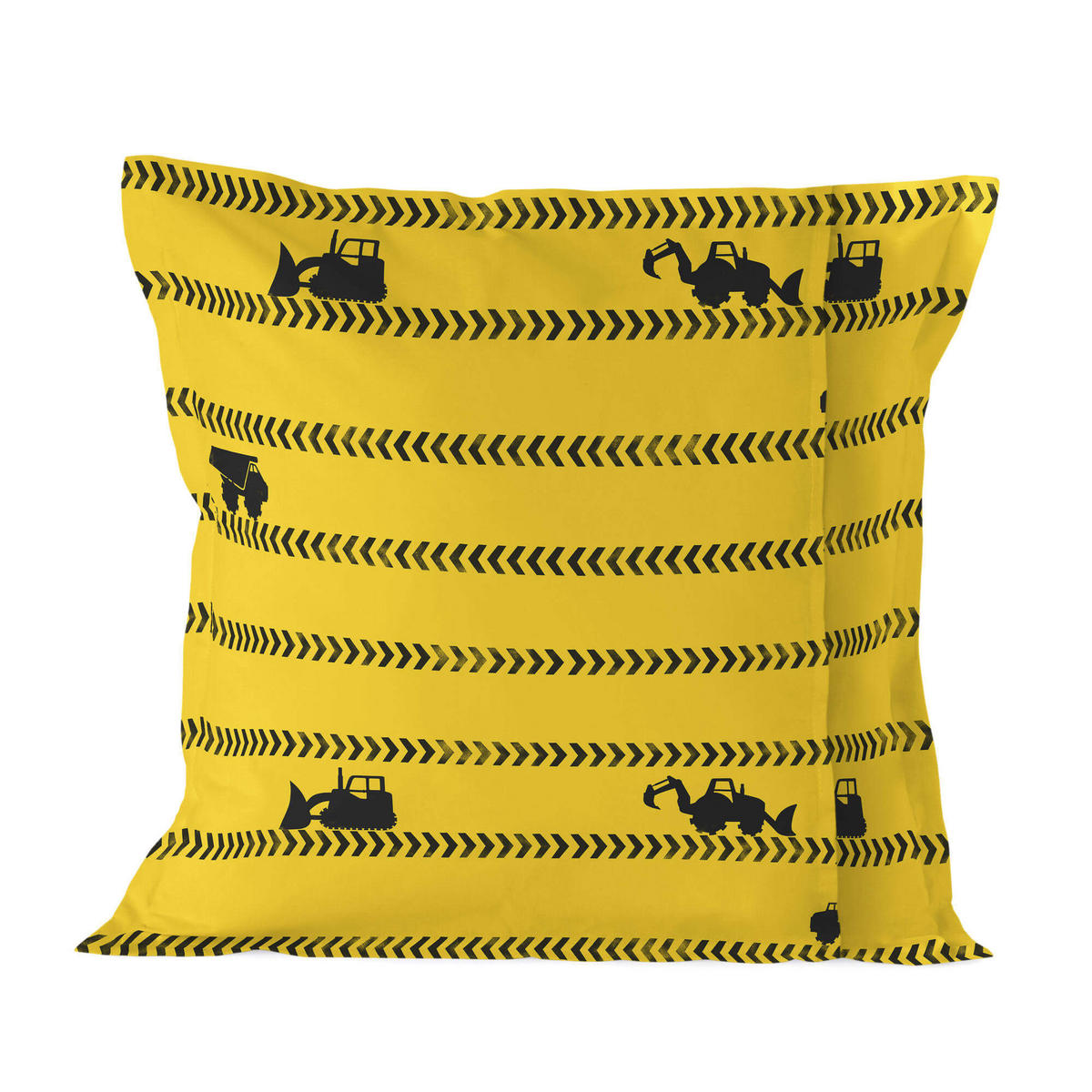 KISSENBEZUG machinery 80x80 cm mehrfarbig - Multicolor, Textil (80/80cm) - Happy Friday