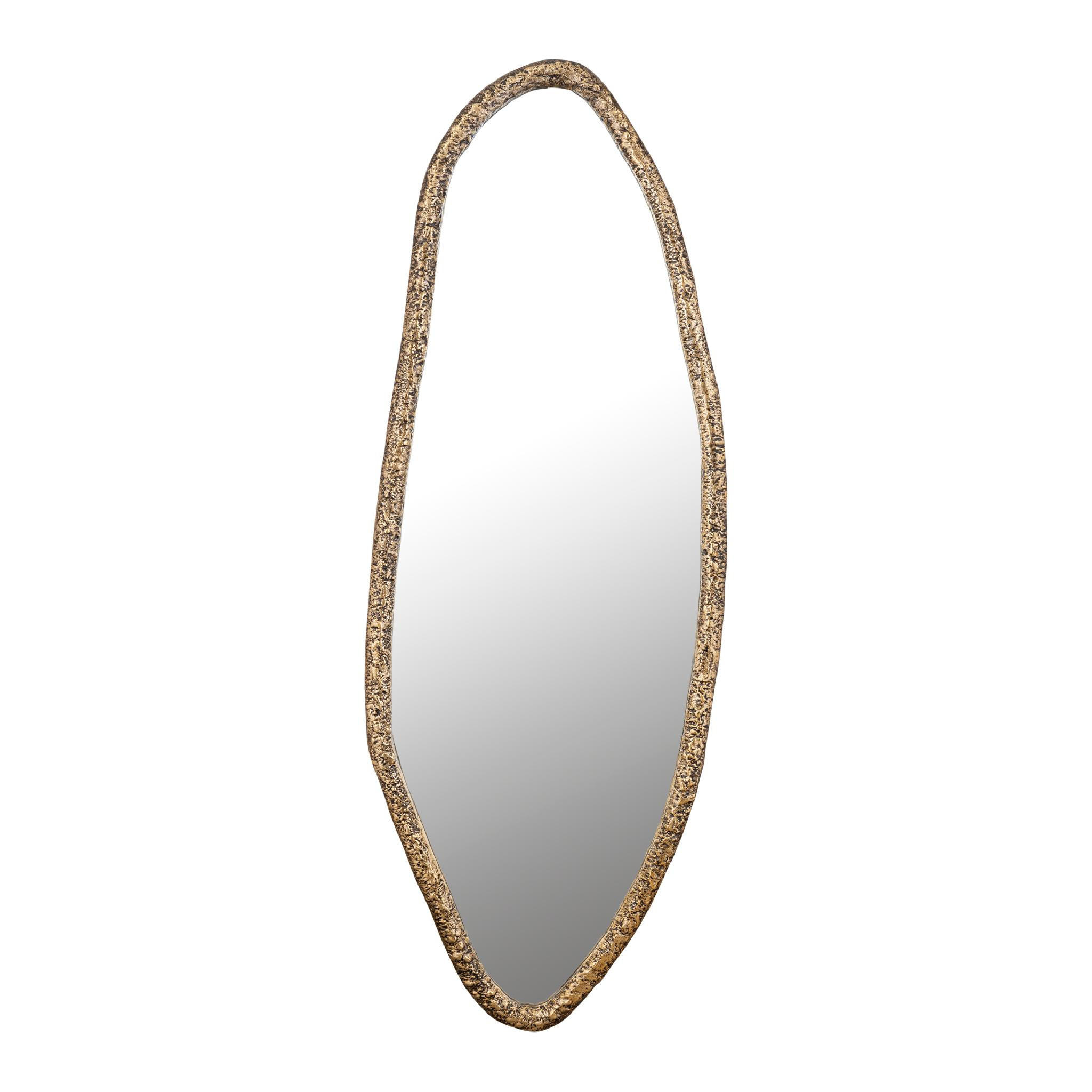 SPIEGEL Paislie Gold 56/3/150cm - Goldfarben, Glas (3/150/56cm) - PTMD Collection
