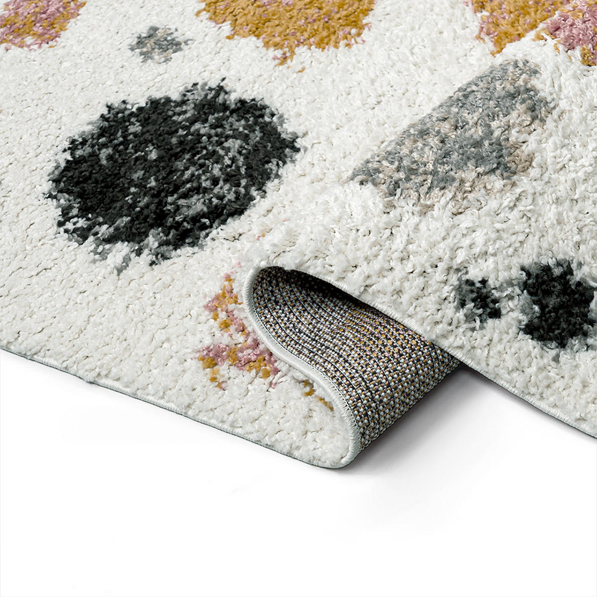 KINDERTEPPICH Ibi Amado Mazovia 140x200cm Beige Creme Abstrakt Langflor - Gelb, Textil (140/200cm) - Mazovia