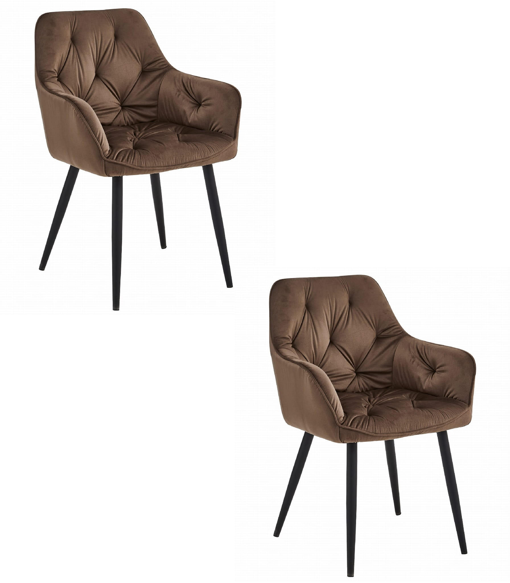 Valora Esszimmerstuhl Braun 56x83.5x62 cm