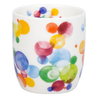 KAFFEEBECHER Colourful Cast Bubbles - Naturfarben, Keramik (0.23L) - Könitz