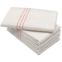 REINIGUNGSTÜCHER, 5er-Set, 55x60 cm, 80% Polyacryl / 20% Polyester, Weiß - Beige, Textil (55/60cm) - Zollner