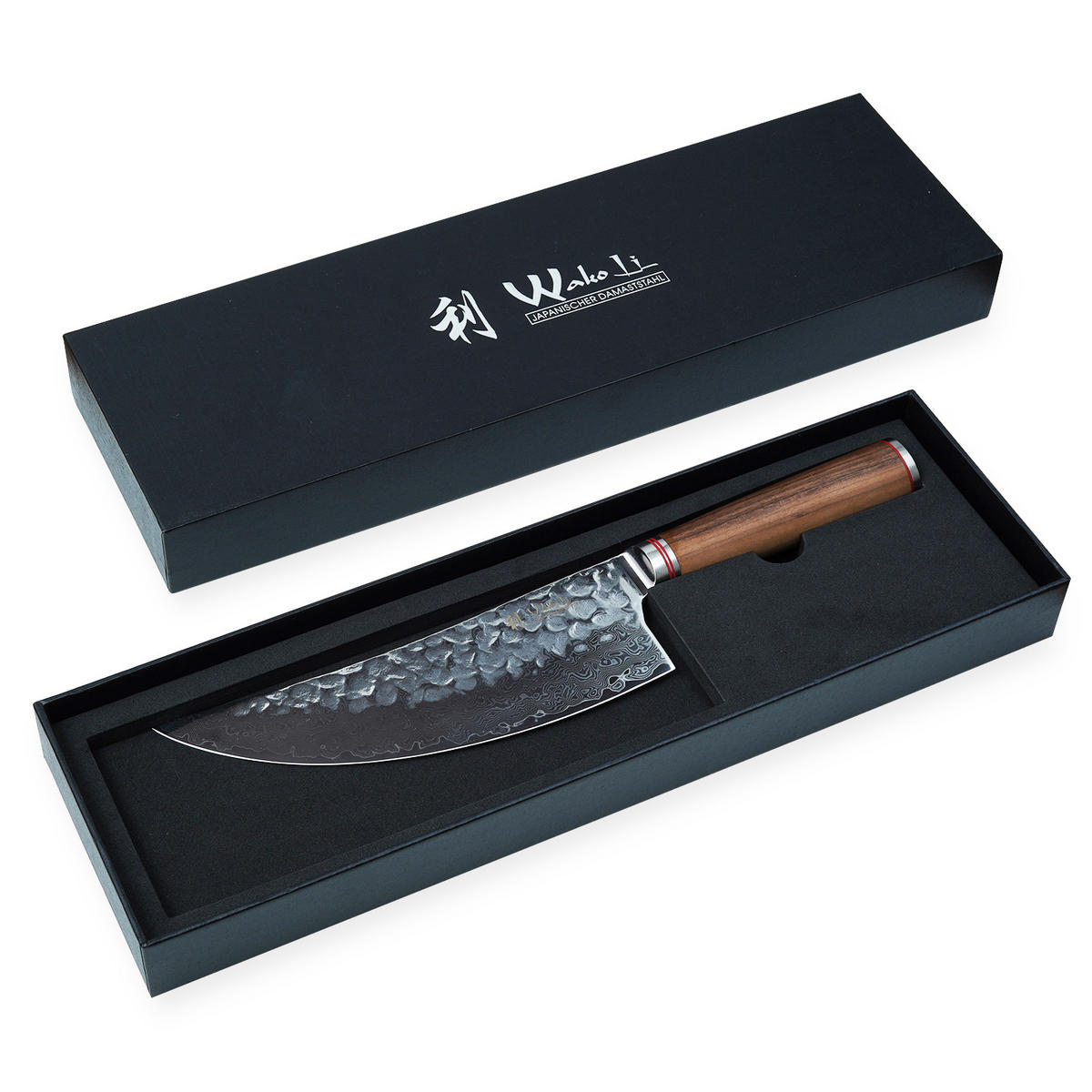 WIEGEMESSER 20,5 cm - Nussbaumfarben, Holz/Metall (35cm) - Wakoli