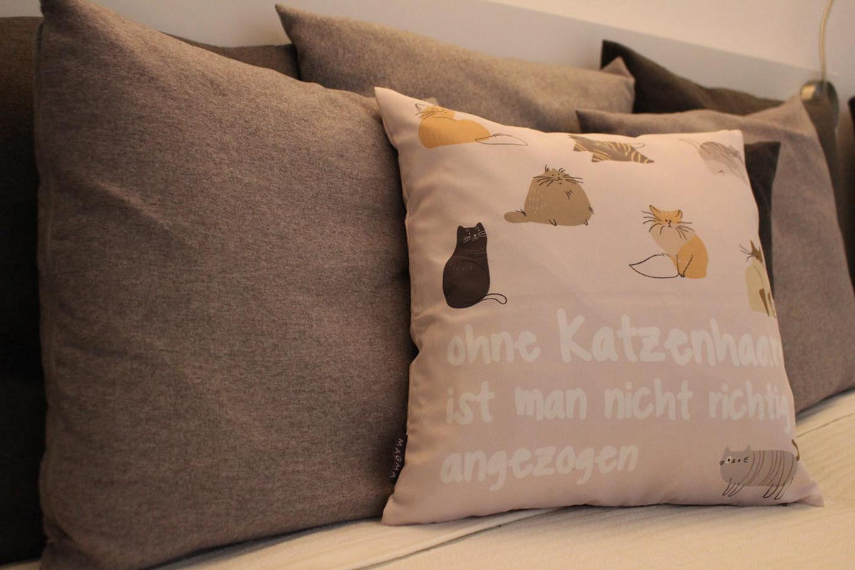KISSENHÜLLE TIERISCH - Hellrosa, Textil (45/45cm) - Magma Heimtexx