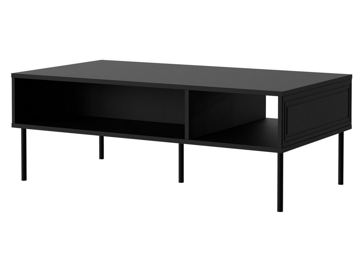 COUCHTISCH Palazzo Bis - Schwarz, Holzwerkstoff/Metall (60/110/40cm) - MIRJAN24