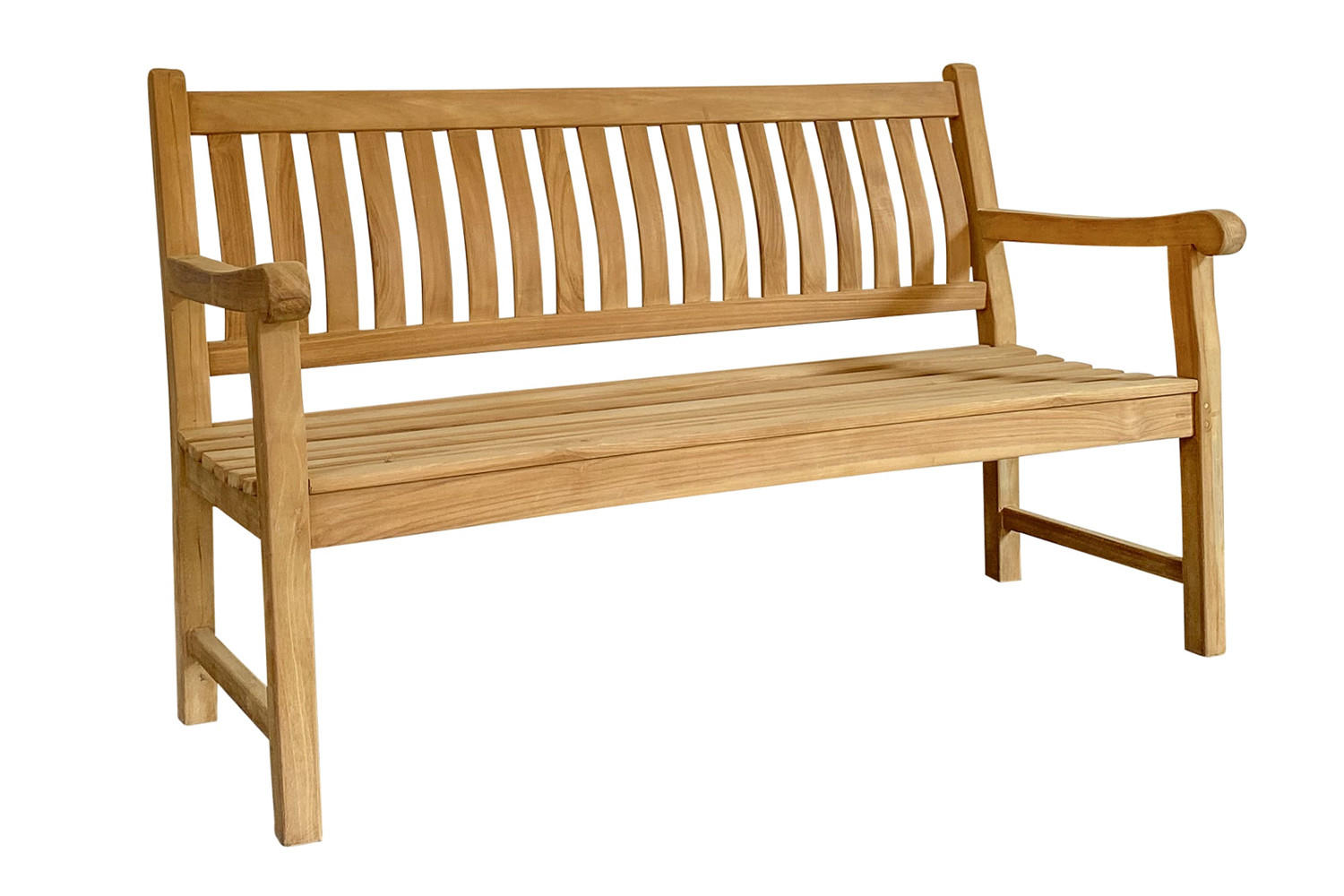 GARTENBANK David 150x80x92cm, Teakholz, Natur - Naturfarben, Holz (80/92/150cm) - dasmöbelwerk