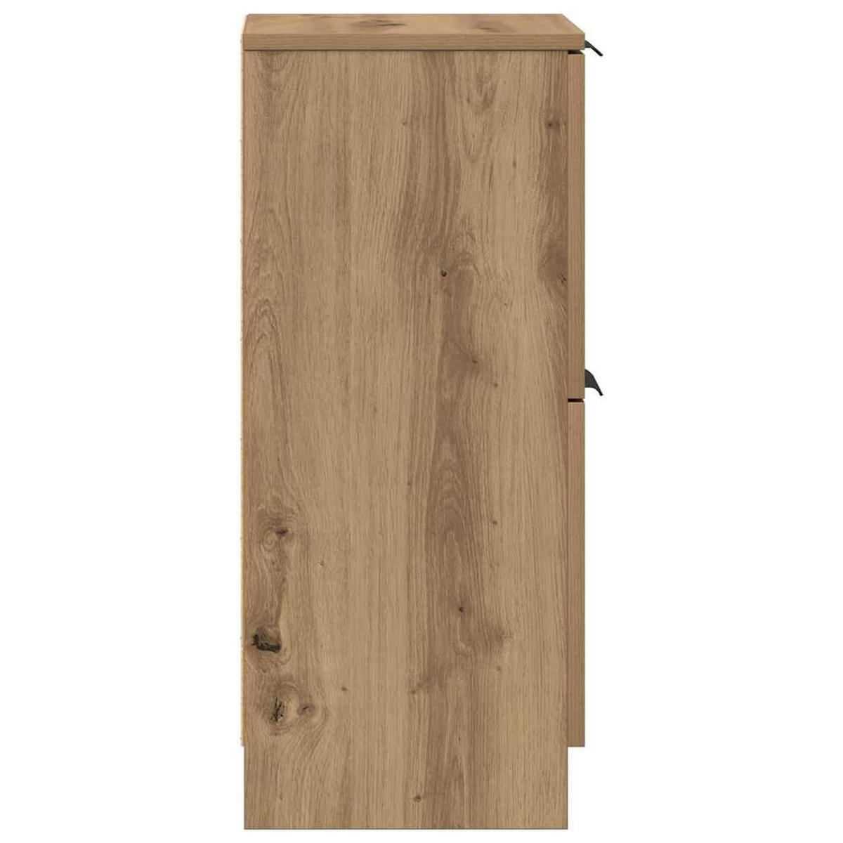 SIDEBOARD Artisan-Eiche 30/30/70 Cm Holzwerkstoff - Braun, Holzwerkstoff (30/70/30cm) - vidaXL