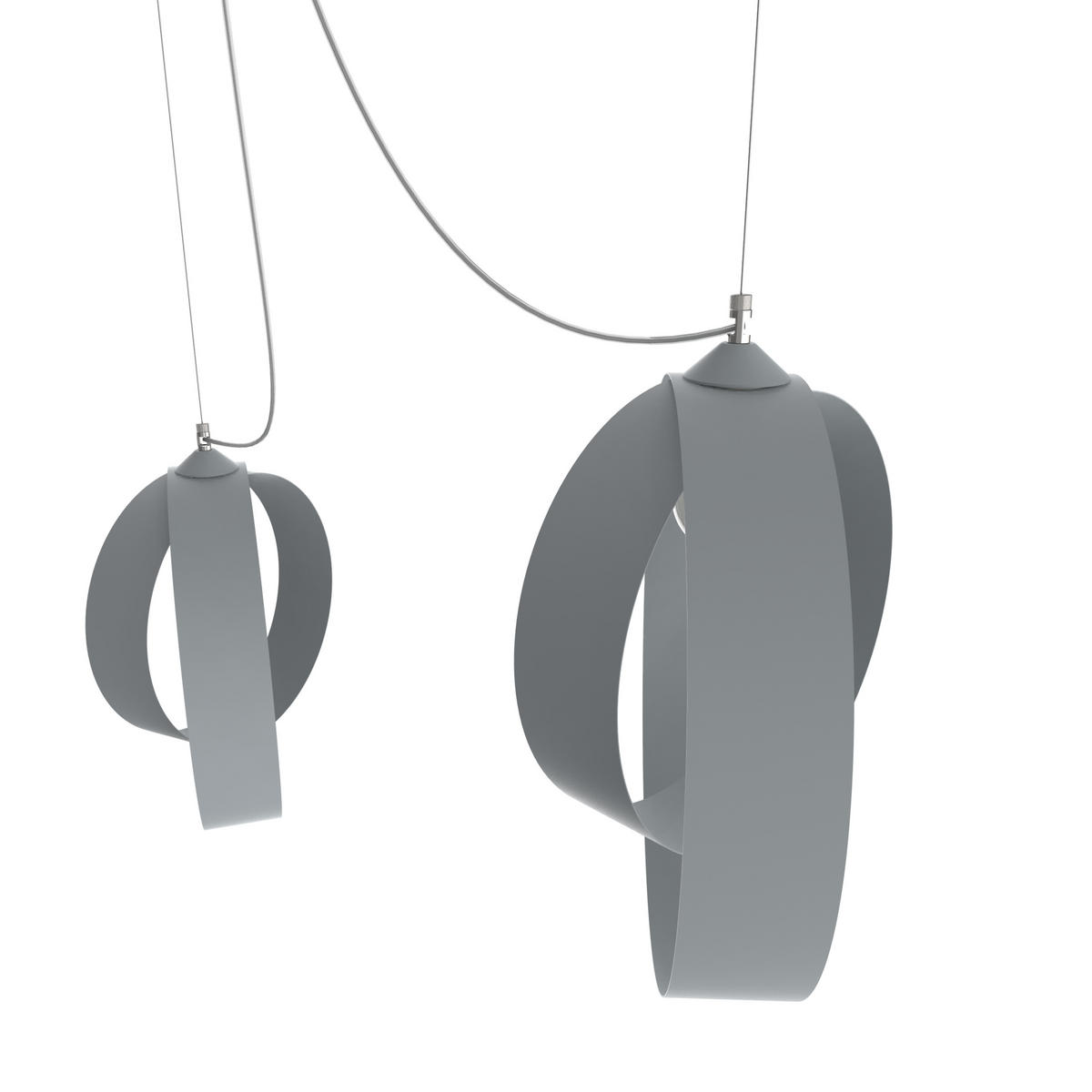 HÄNGELEUCHTE - Grün, Metall (40/40/120cm) - Lumicom