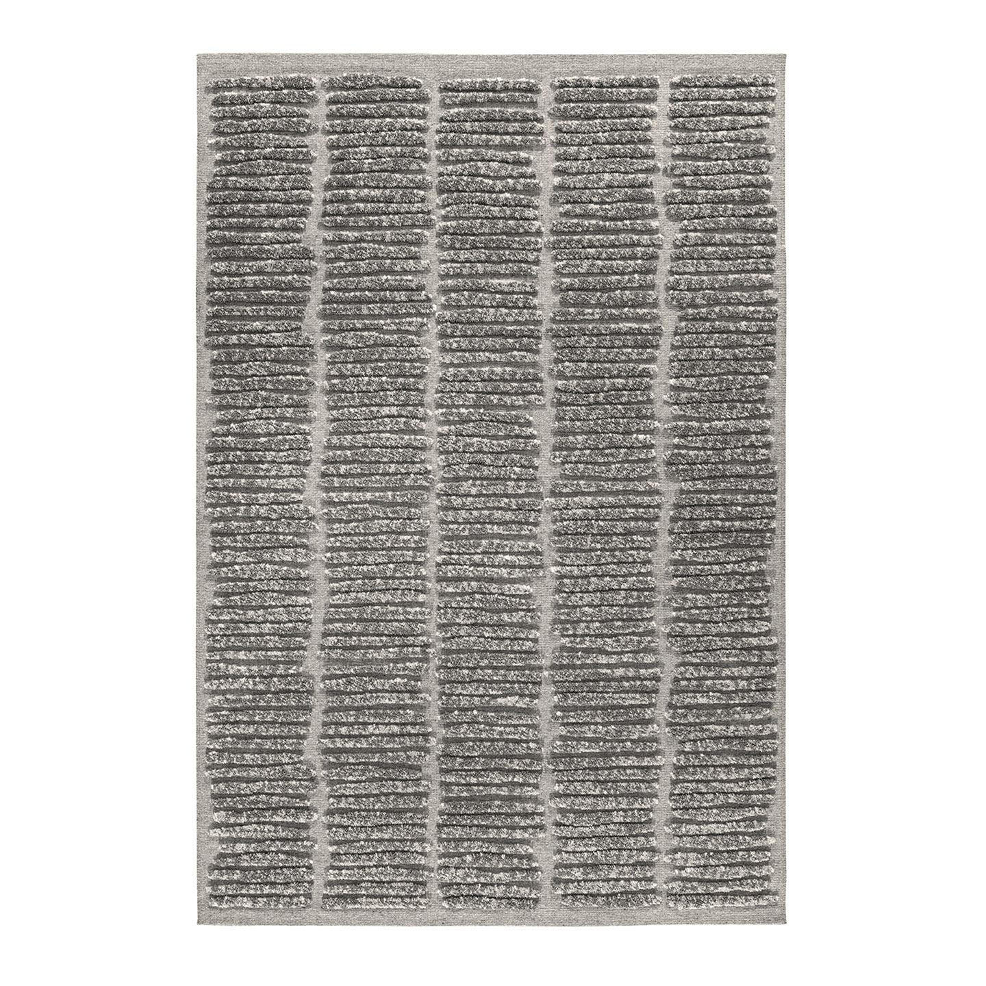 TEPPICH Design modern grau - Grau, Textil (115/170cm) - AFK Living