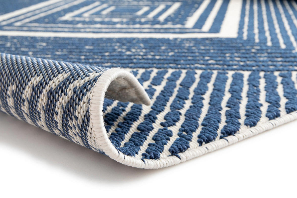TEPPICH für Innen und Außen blau - Blau, Textil (160/230cm) - AFK Living