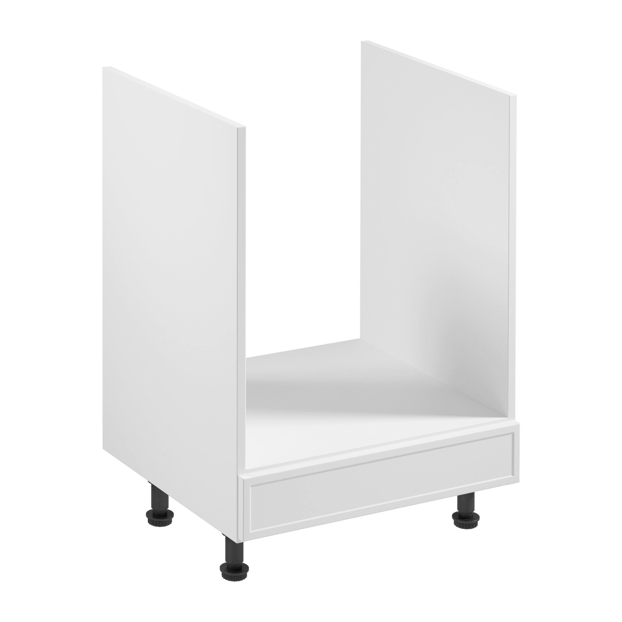 HERDUMBAUSCHRANK D60ZK – Sorento Weiß – Weiß - Weiß, Holzwerkstoff (60/87/52cm) - ROYAL24_MARKT