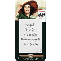 NOTIZBLOCKSCHILD Kellogg's Flavor Does It - Multicolor, Metall (10/1/0.9cm) - Nostalgic-Art
