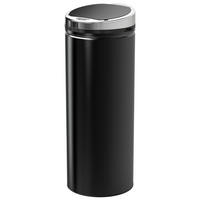 MÜLLEIMER DE-08949 50 L, automatisch mit Bewegungssensor Schwarz - Schwarz, Metall (30.5/81.5/30.5cm) - ComfortXL