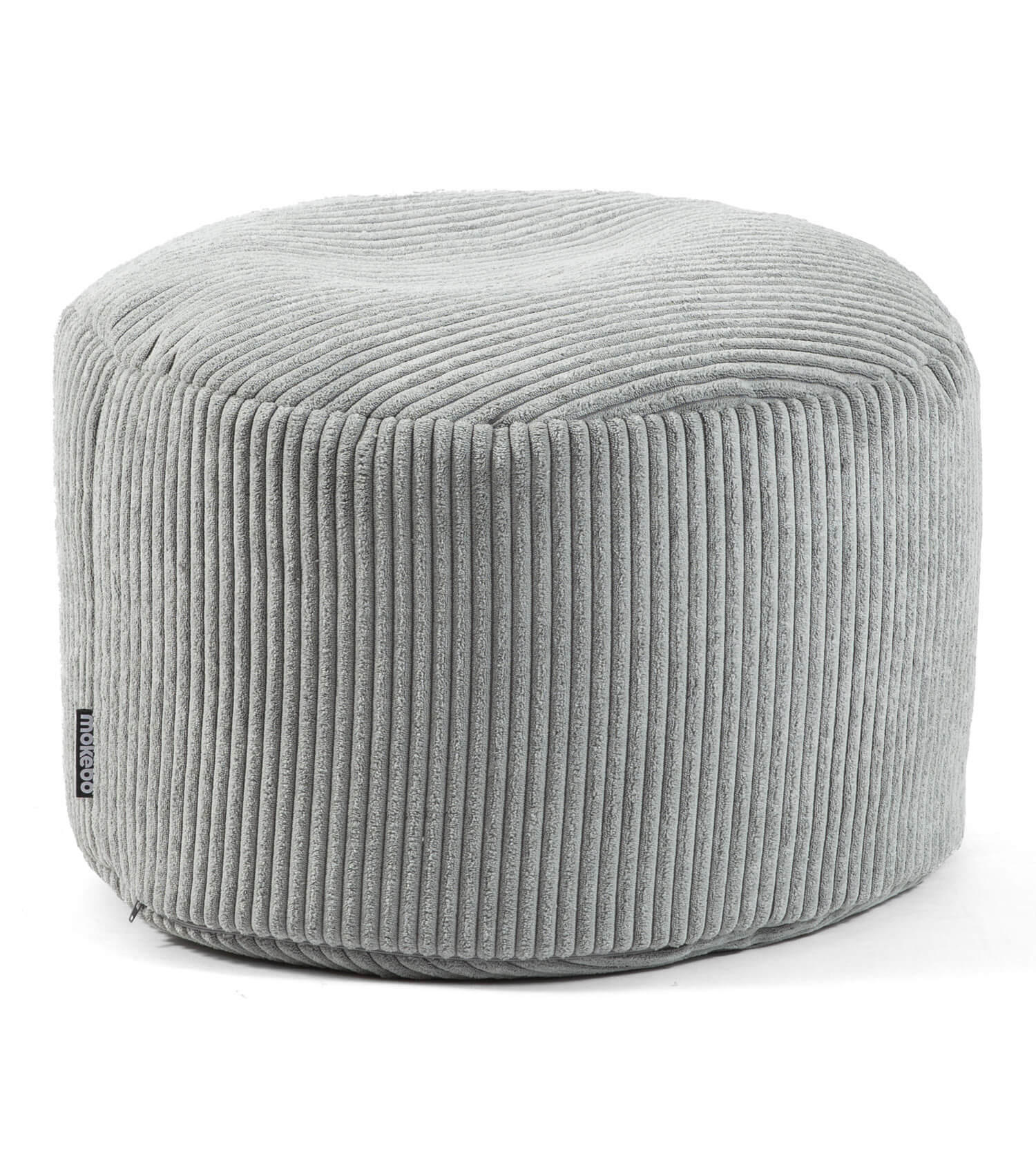 POUF Cord Der Faule Lenz - Grau, Textil (60/40/60cm) - Mokebo