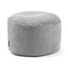 POUF Cord Der Faule Lenz - Grau, Textil (60/40/60cm) - Mokebo
