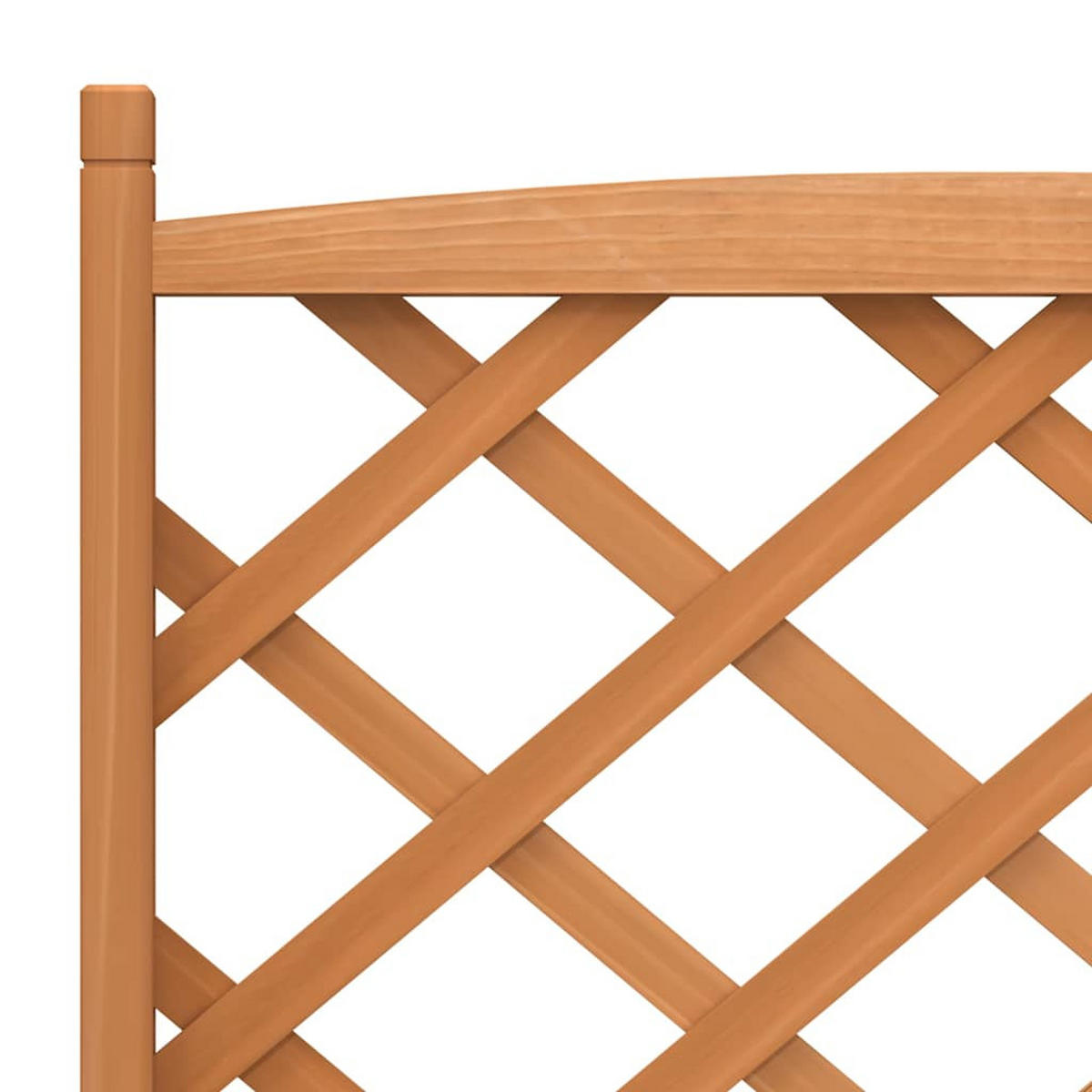 BLUMENTOPF Entwässerungsöffnung 75/35/157.5 cm Braun Holz - Braun, Holz (35/157.5/75cm) - vidaXL