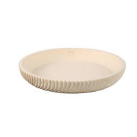 SCHALE Lianna Beige 40/40/6cm - Beige, Stein (6cm) - PTMD Collection