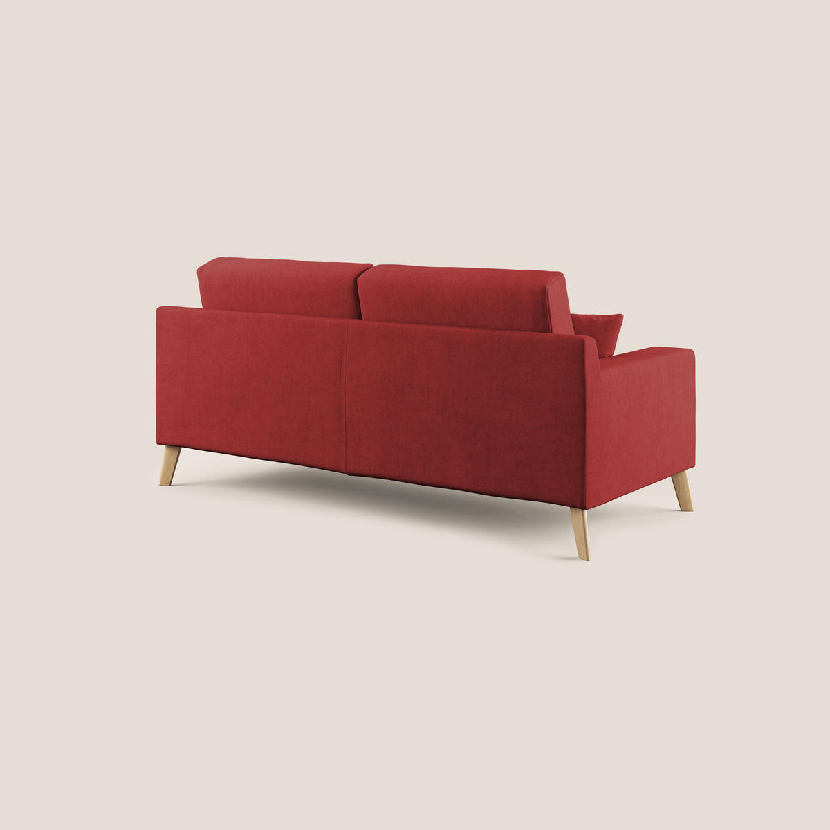 LINEARSOFA Danish - Rot, Textil (186/95/91cm) - Divani.store