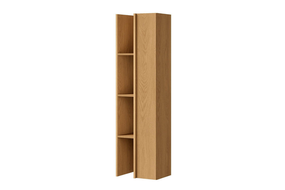 HÄNGEREGAL VELORA 40/145/30 cm in Eiche Carmel - Eichefarben, Holzwerkstoff (40/145/30cm) - Deine Möbel 24