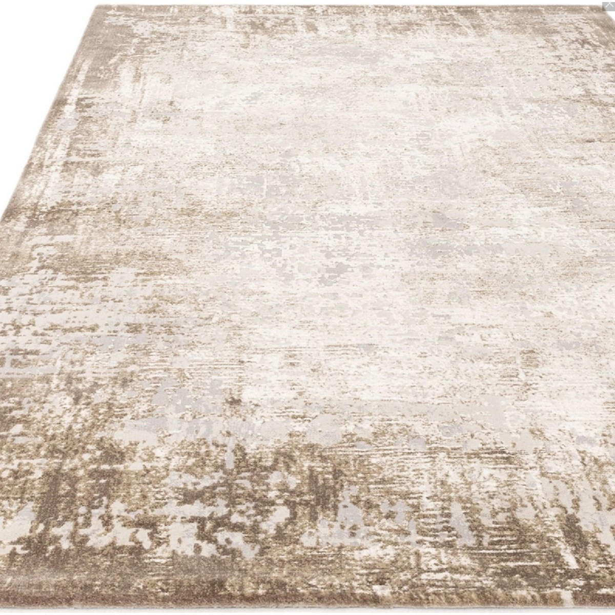 TEPPICH Moderner für Wohn- und Schlafzimmer ZUKA Beige 160 x 230 cm - Beige, Textil (160/230cm) - Novatrend