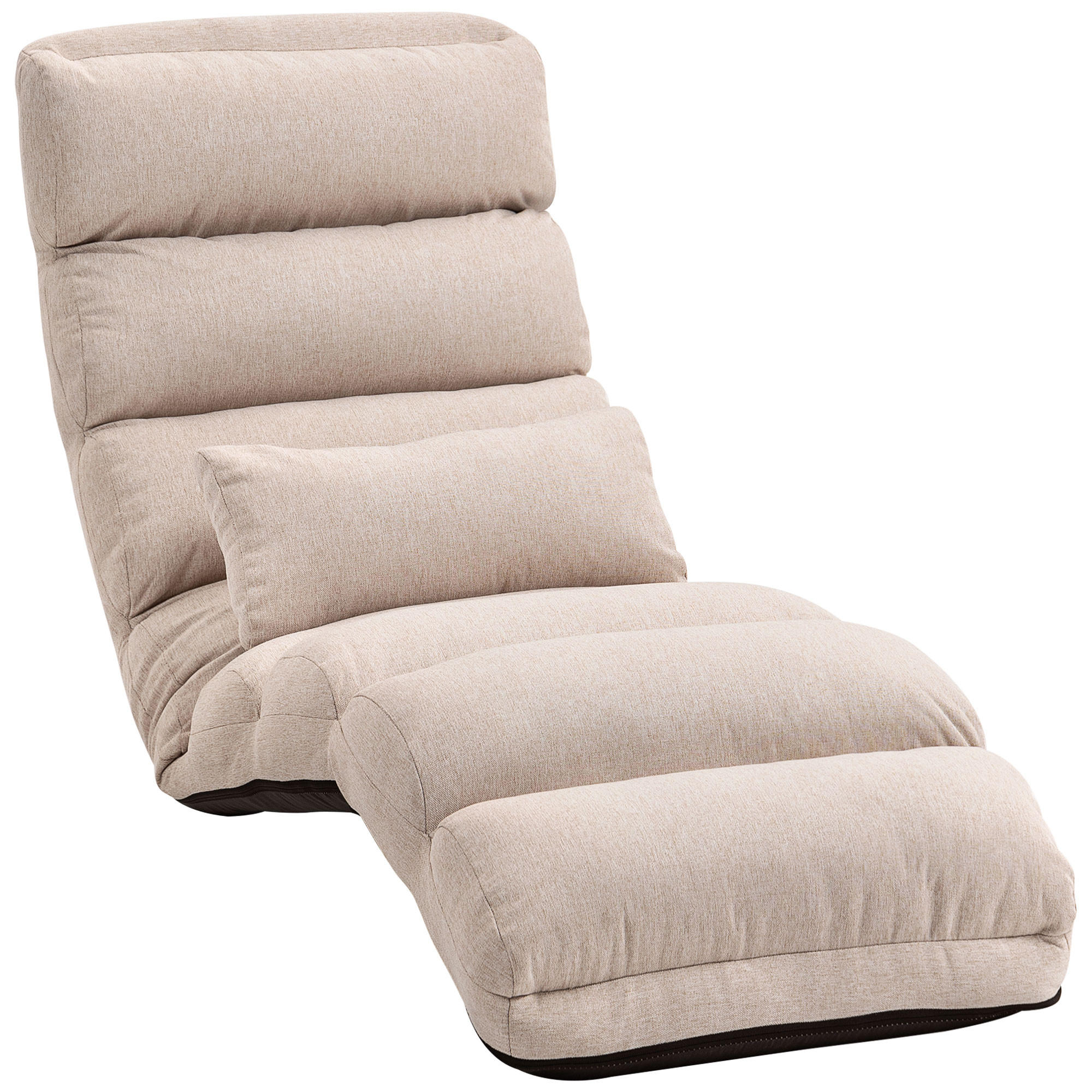 SCHLAFSESSEL DE-13443 Beige - Beige, Textil (58/78/119cm) - ComfortXL