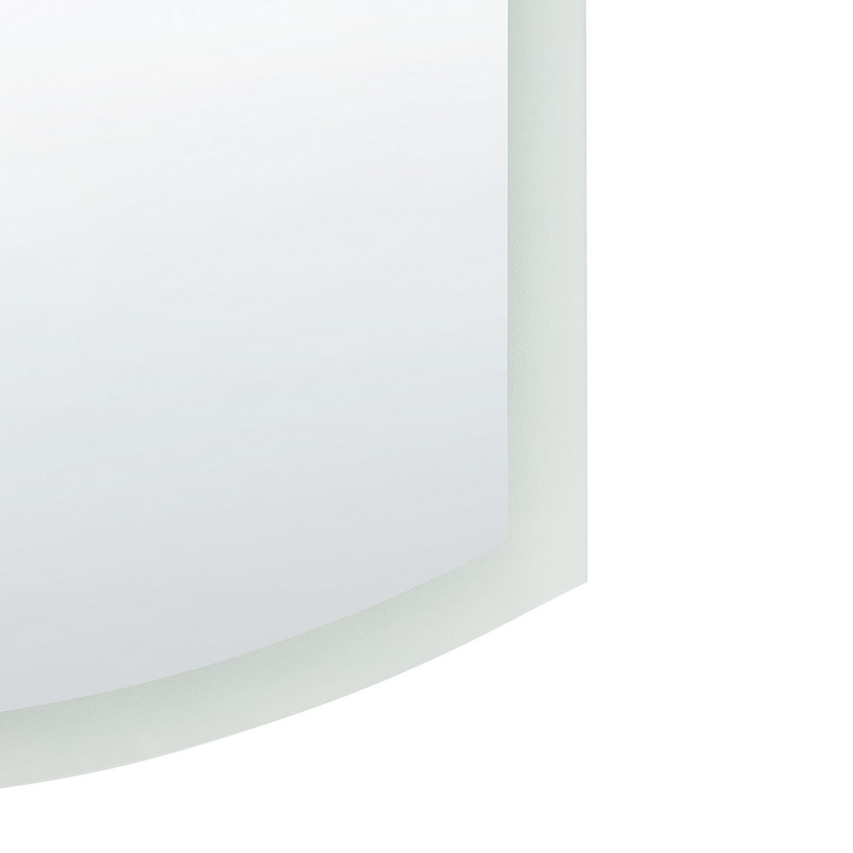 LED-WANDSPIEGEL 78 cm Silber Beziers - Silberfarben, Glas (78/3/58cm) - Beliani