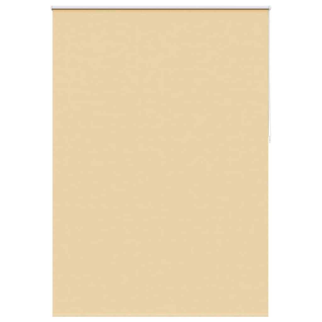 VERDUNKELUNGSROLLO 144,4/230 cm Stoffbreite 140 cm aus Polyester Beige - Beige, Textil (140/230cm) - vidaXL