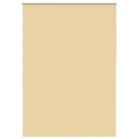 VERDUNKELUNGSROLLO 144,4/230 cm Stoffbreite 140 cm aus Polyester Beige - Beige, Textil (140/230cm) - vidaXL