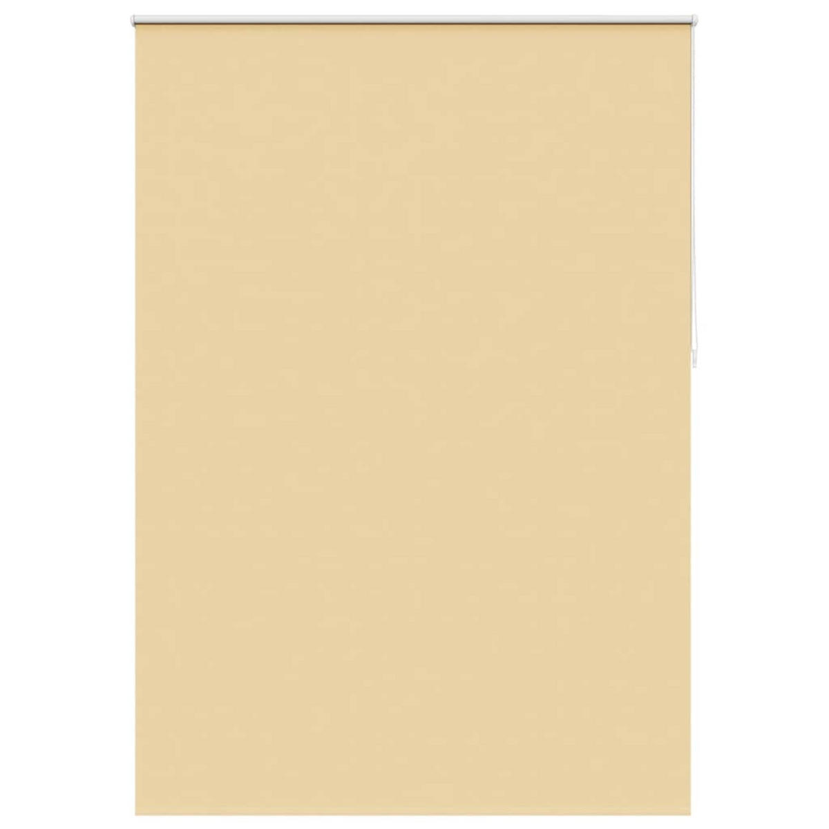 VERDUNKELUNGSROLLO 144,4/230 cm Stoffbreite 140 cm aus Polyester Beige - Beige, Textil (140/230cm) - vidaXL