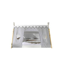 TIPIBETT Karyn 3 206x106x135 aus Kiefer Massivholz in Weiß/natur - Weiß/Kieferfarben, Holz (90/200cm) - 58aufmkessel