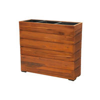 PFLANZKASTEN 93x33x72 cm, Braun, Akazienholz - Braun, Holz (33/72/93cm) - dasmöbelwerk