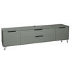 LOWBOARD Erna 216x45x62 Pinie Green matt Lack - Grün, Holzwerkstoff (216/62/45cm) - 58aufmkessel