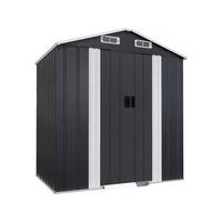 METALL-GARTENHAUS boston Grau - Grau, Metall (118/196/184cm) - Habitat Garten