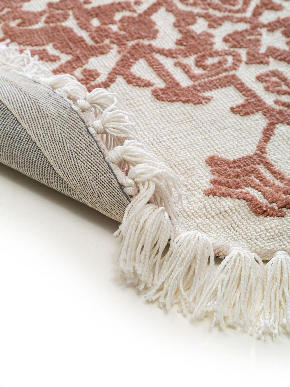 TEPPICH Runder Teppich Elias Terracotta - Braun, Textil (150/1cm) - KUNSTLOFT