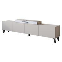 TV-LOWBOARD Phuket 190 - Kaschmir/Schwarz, Holzwerkstoff/Kunststoff (190/40/32cm) - MIRJAN24