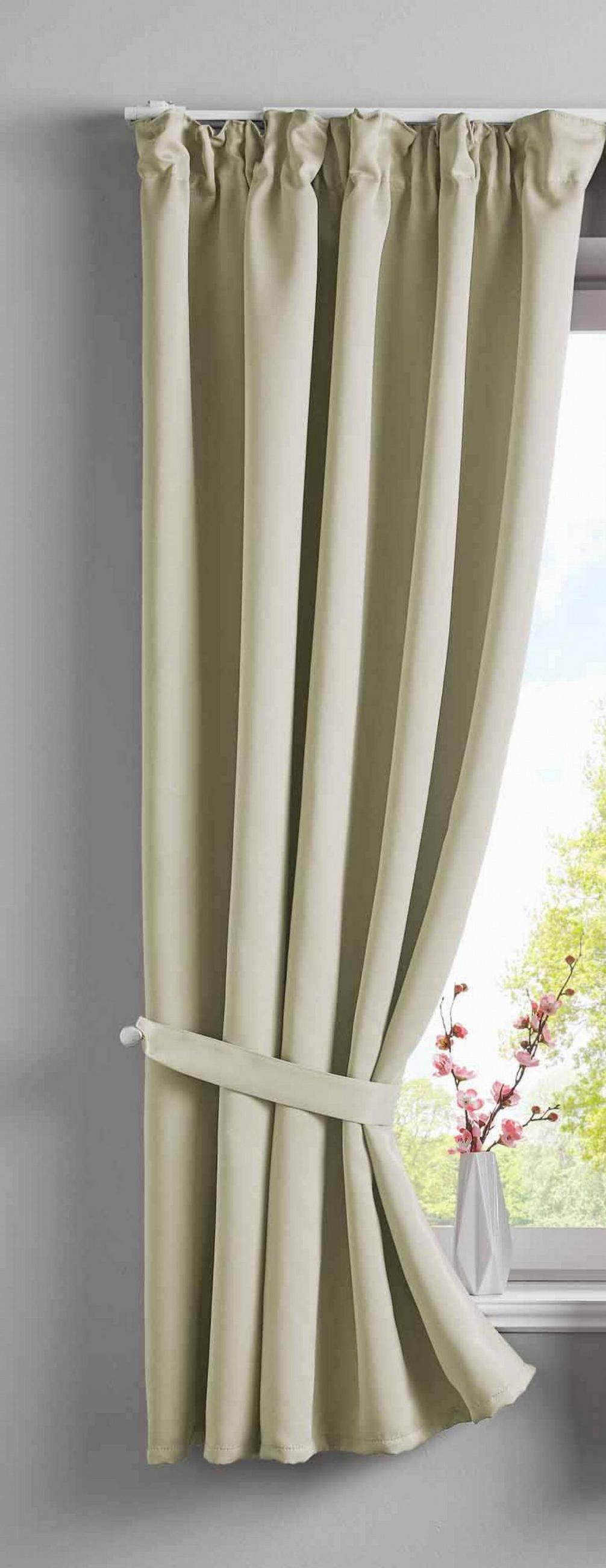 VORHANG »NewYork« HxB 160x140 cm Beige - Beige, Textil (140/160cm) - Gardinenbox
