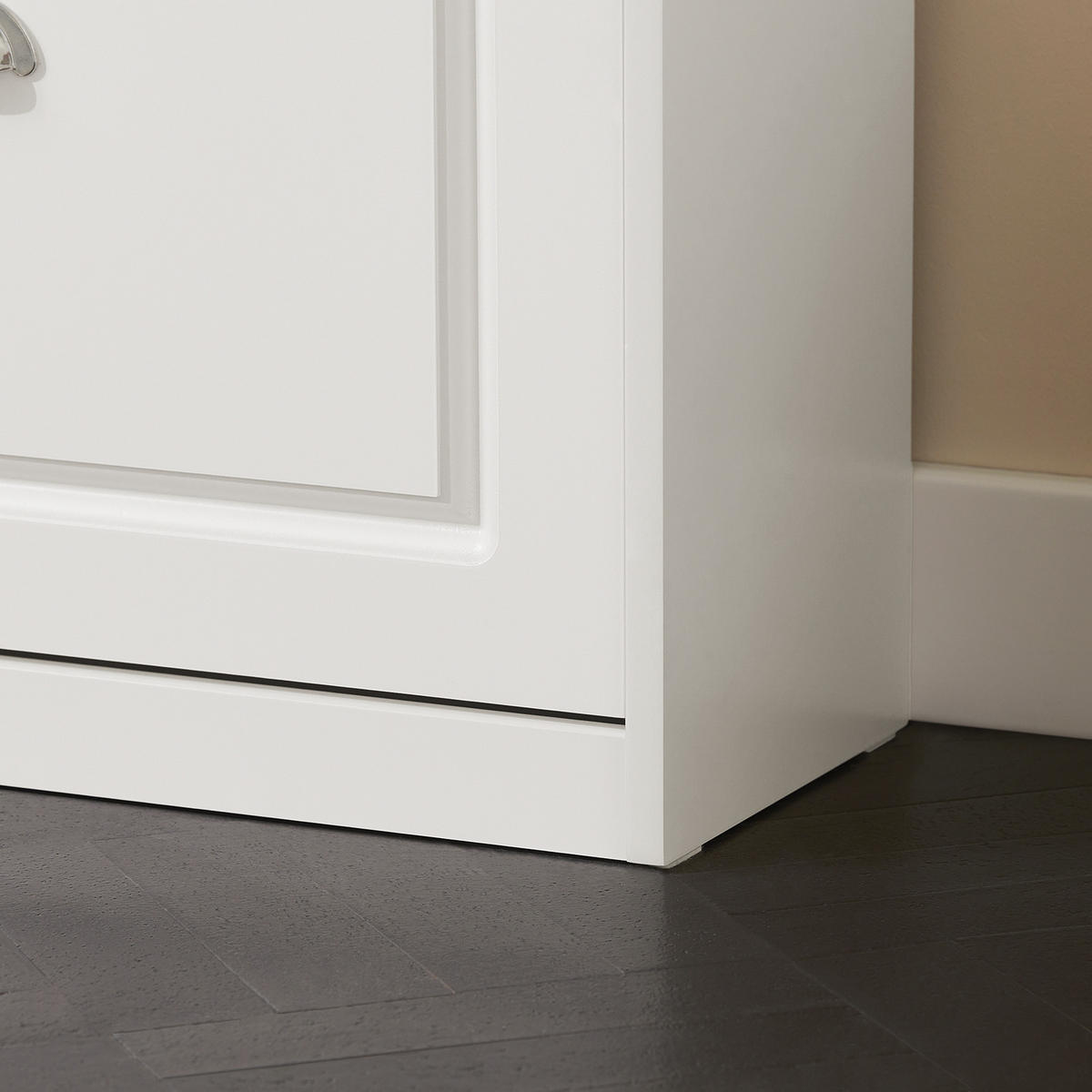 SCHUHBANK Weiß - Weiß, Holzwerkstoff (60/51/24cm) - SoBuy