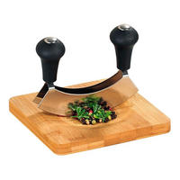 KRÄUTERSCHNEIDEBRETT aus Bambus 1,8/16/16 cm - Braun, Naturmaterialen (16/1.8cm) - Kesper