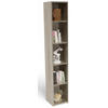 BÜCHERREGAL 180 EX3 Sonoma Eiche 30/30/180 cm - Sonoma Eiche, Holzwerkstoff (30/180/30cm) - Matkam Möbel