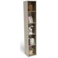 BÜCHERREGAL 180 EX3 Sonoma Eiche 30/30/180 cm - Sonoma Eiche, Holzwerkstoff (30/180/30cm) - Matkam Möbel