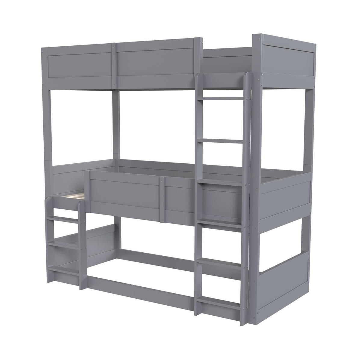 HOCHBETT 90x200 cm Holz grau - Grau, Holz (90/200cm) - Fortuna Lai